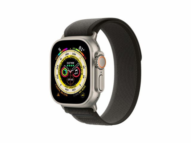 ساعت هوشمند اپل سری Ultra بدنه تیتانیومی 49 میلمتری با بند Black Alpine Loop - کارکرده