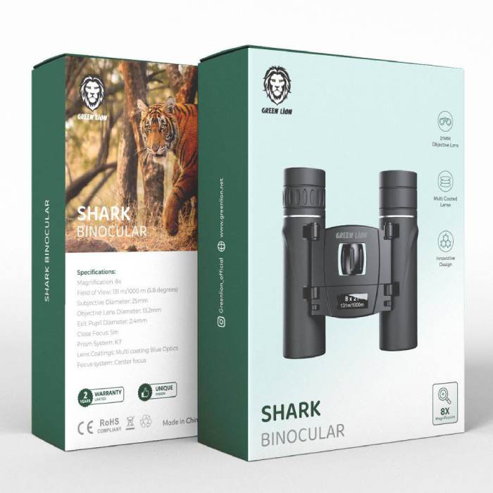 دوربین شکاری گرین Green Lion Shark Binocular مدل GNSRKBINCULBK